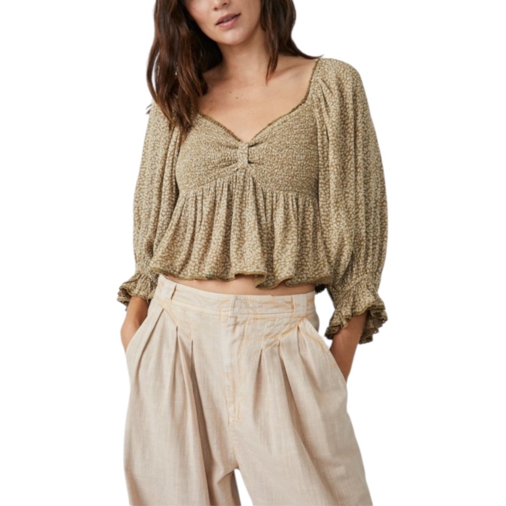 FREE PEOPLE Brittnee Printed
Top / Tropical Nut - Picture 4 of 16